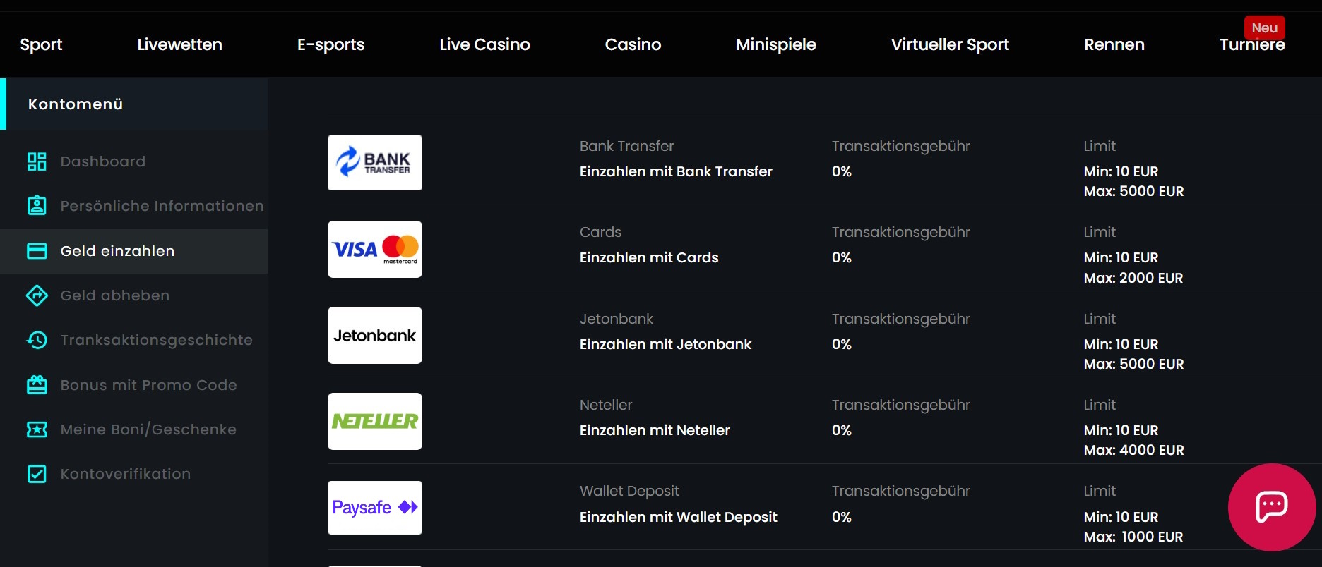 Paysafecard ein - Schritt für Schritt