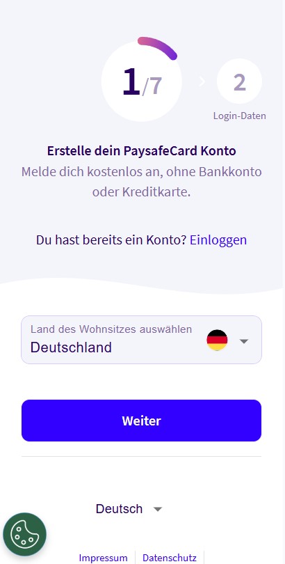 MyPaysafe Konto