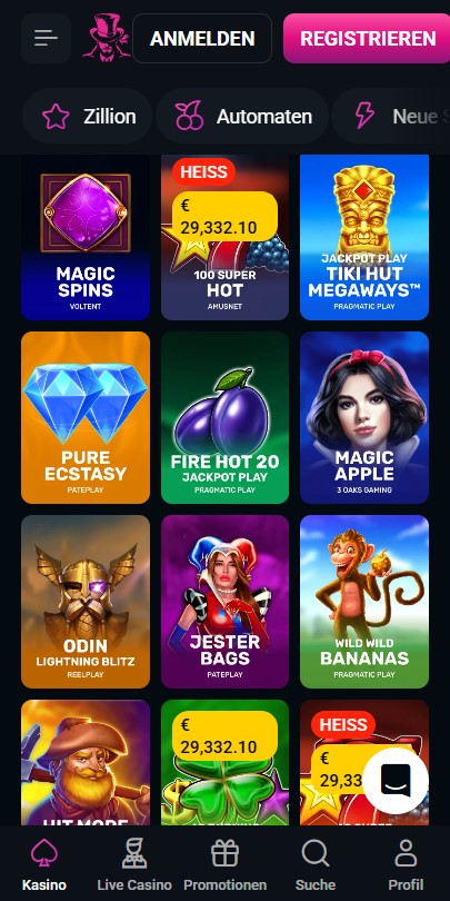 SpinsUP Casino Automaten