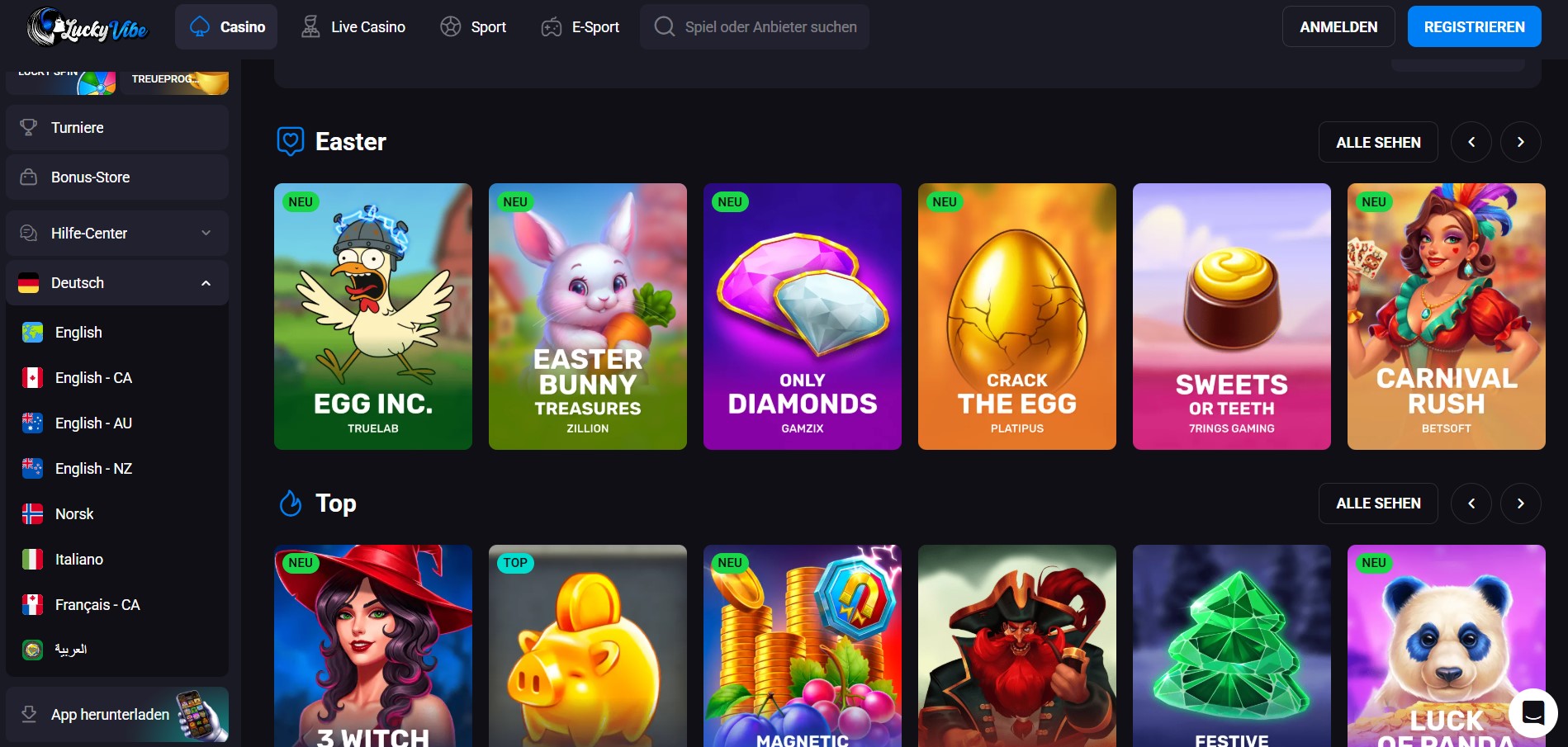 LuckyVibe Casino