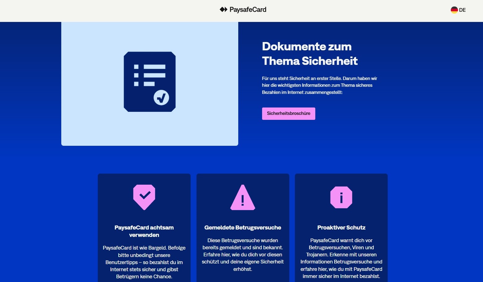 Sicherheit